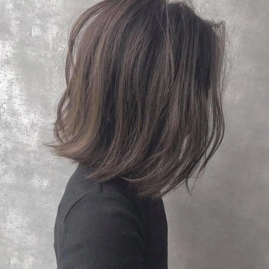 セミロング ヘアカラー トリートメント FERIAあべの KARINのヘアスタイル