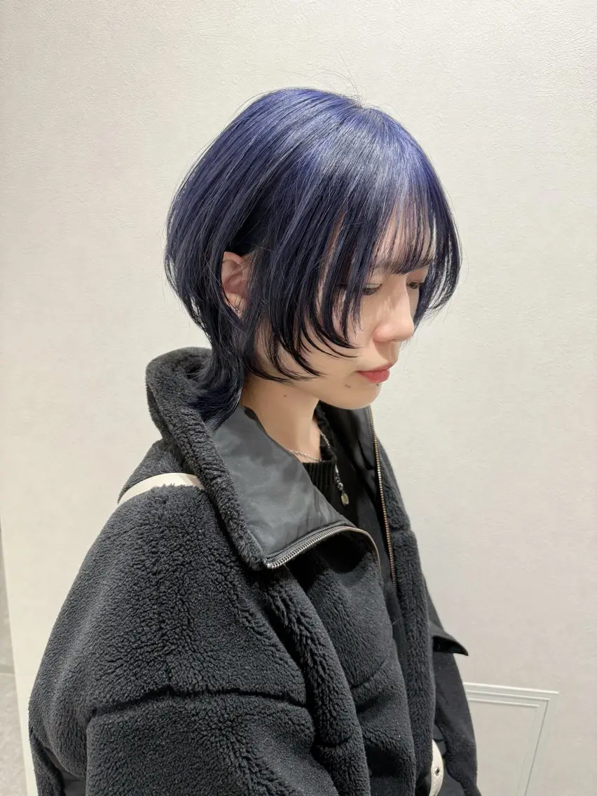 ミディアム カラー カット ヘアカラー トリートメント 𝐑𝐲𝐮𝐤𝐢 【店長】ALEAPのヘアスタイル