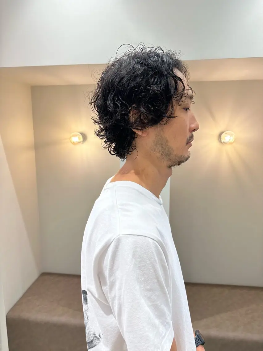 メンズ カット パーマ 半個室サロン🫧 ササキアヤカのヘアスタイル