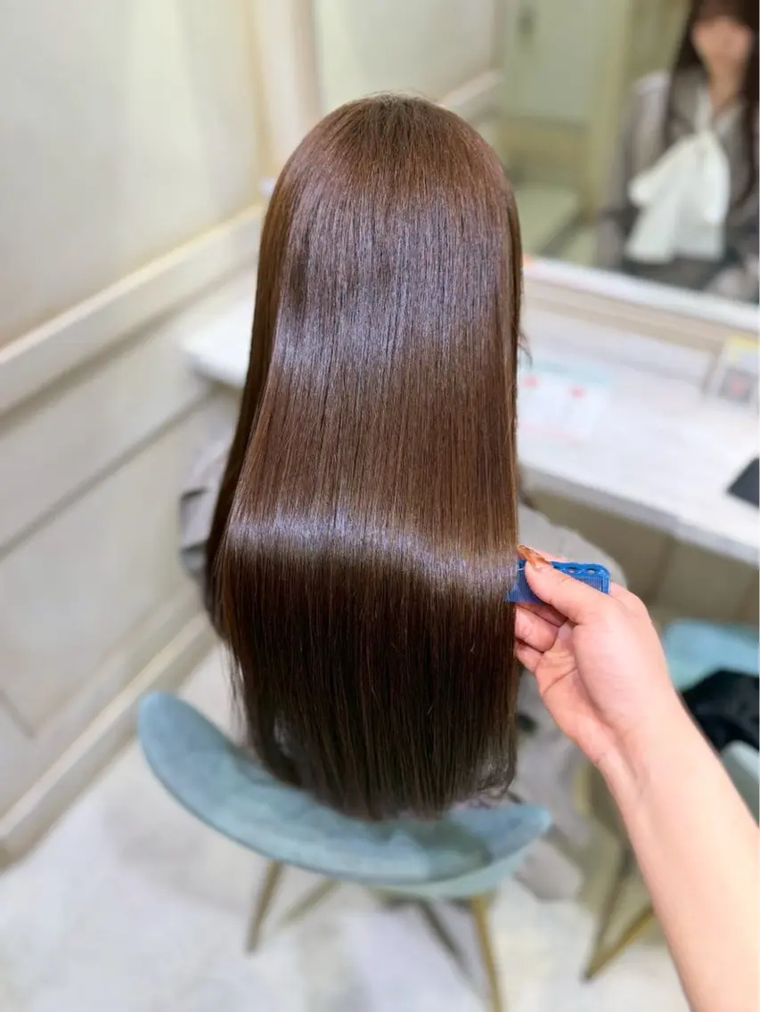 カラー ヘアカラー トリートメント 💙透明感艶カラー/ ゆうな💙のヘアスタイル