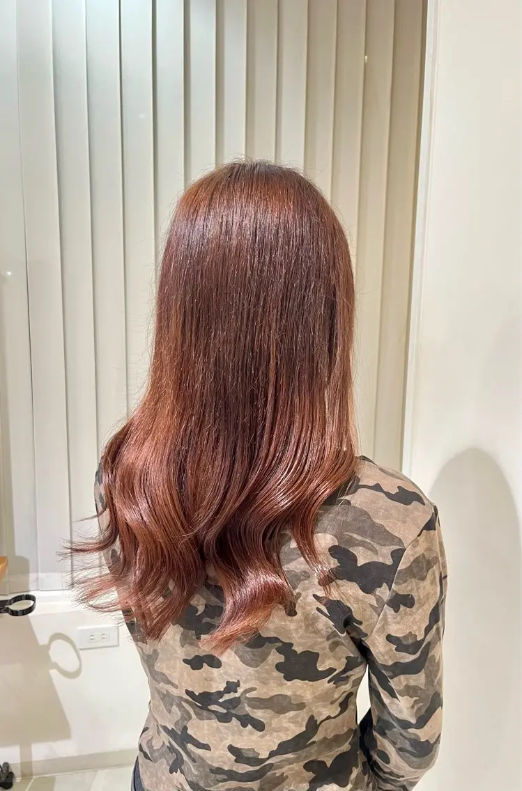 ロング カラー ヘアカラー 所 有紗のヘアスタイル
