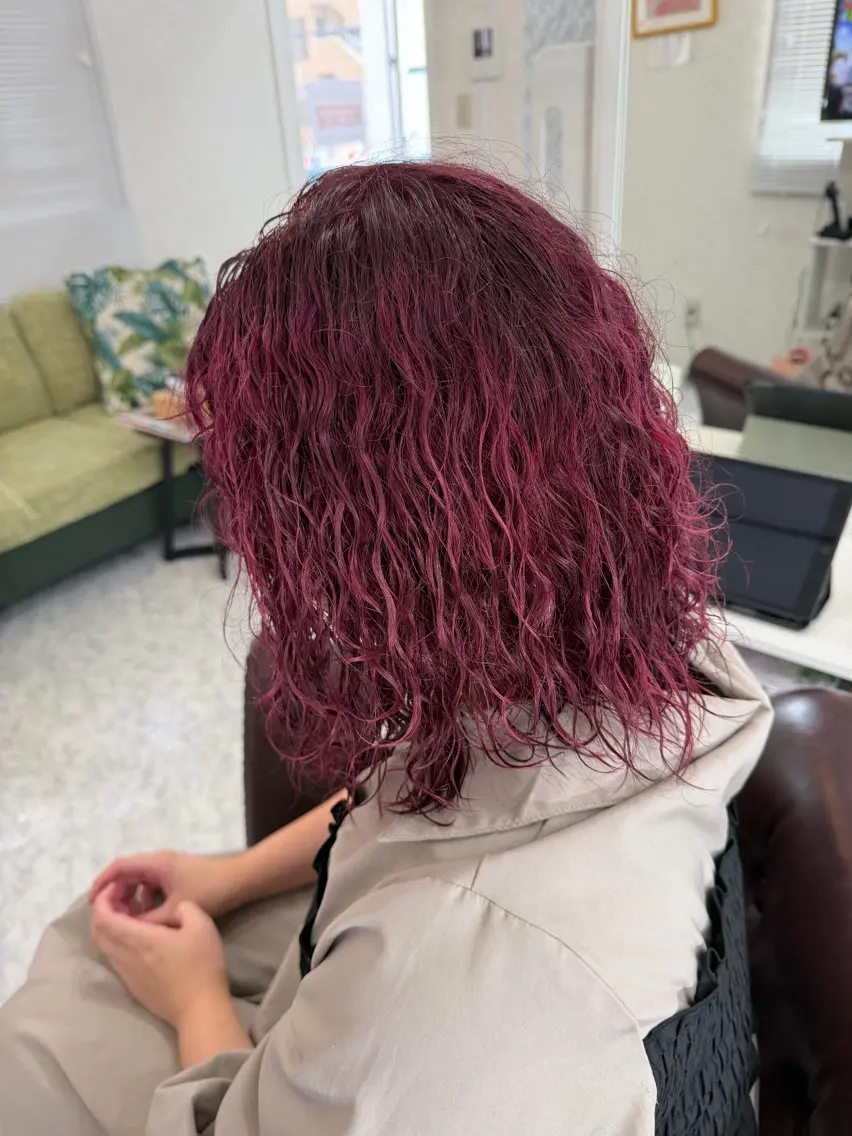 ミディアム パーマ MAEDA YUKIのヘアスタイル
