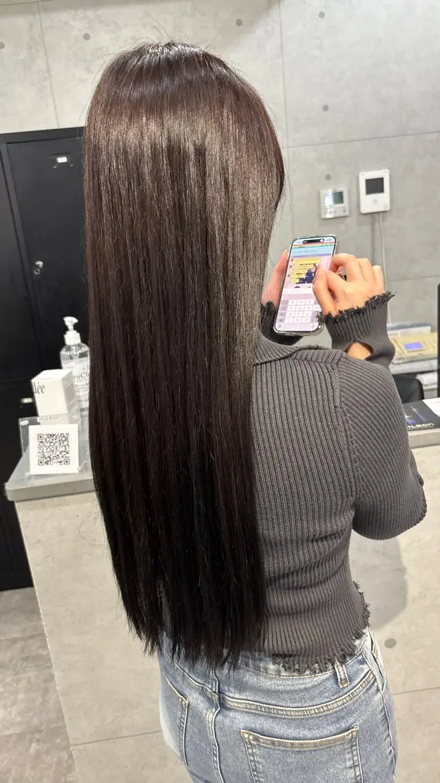 ロング ショートボブ ボブ ハイライト 髪質改善 レイヤーカット トリートメント REVE 美容室のヘアスタイル