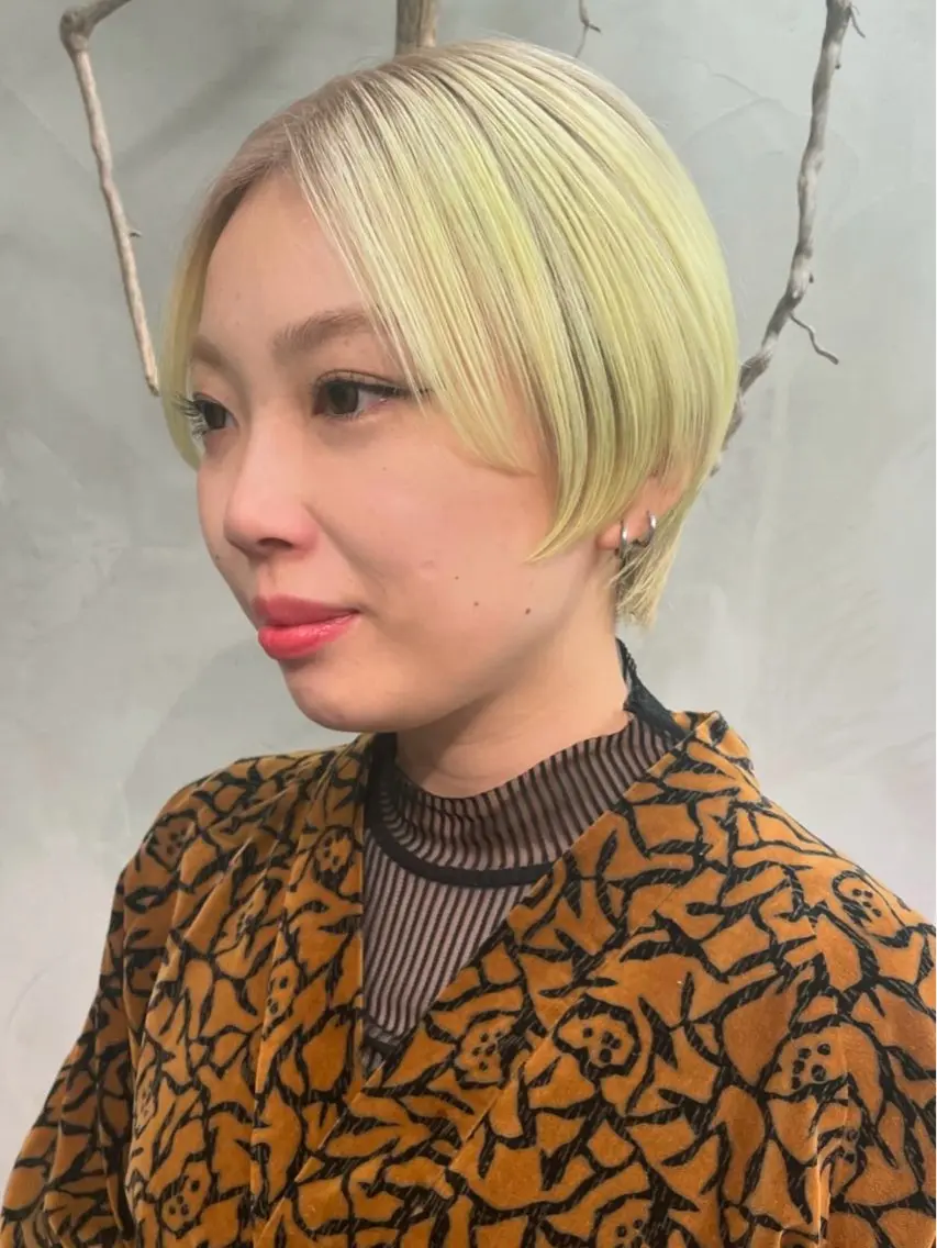 ショート カラー カット ヘアカラー RorriM natsuのヘアスタイル