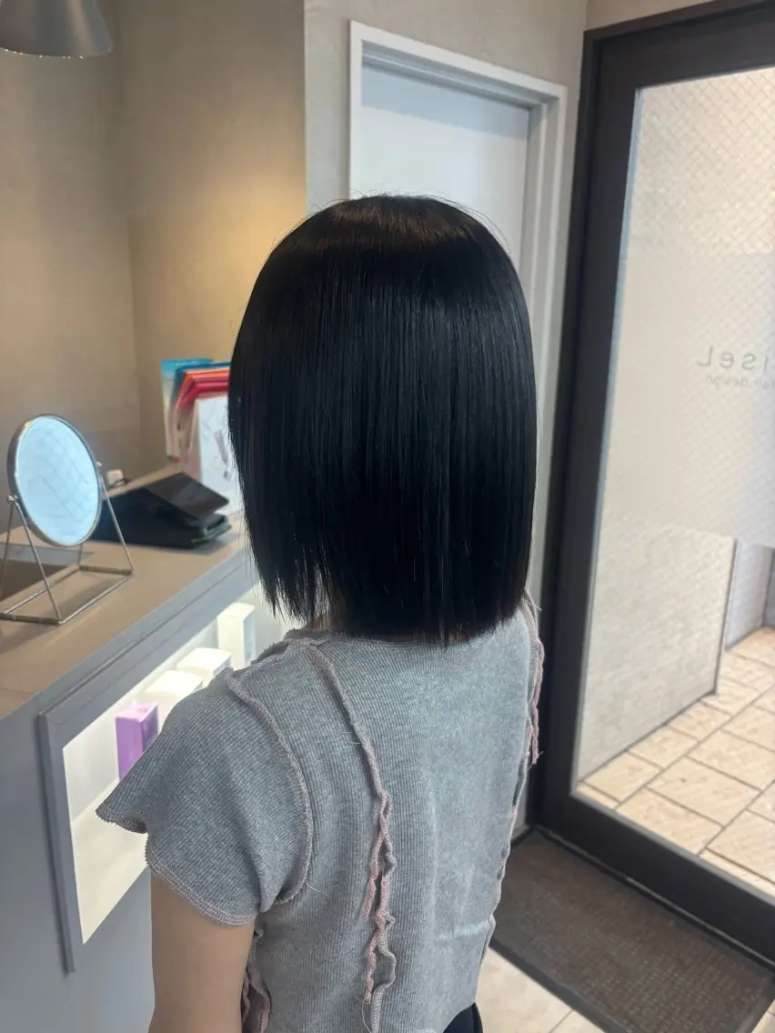 ショート カラー ヘアカラー GiseL 美優のヘアスタイル