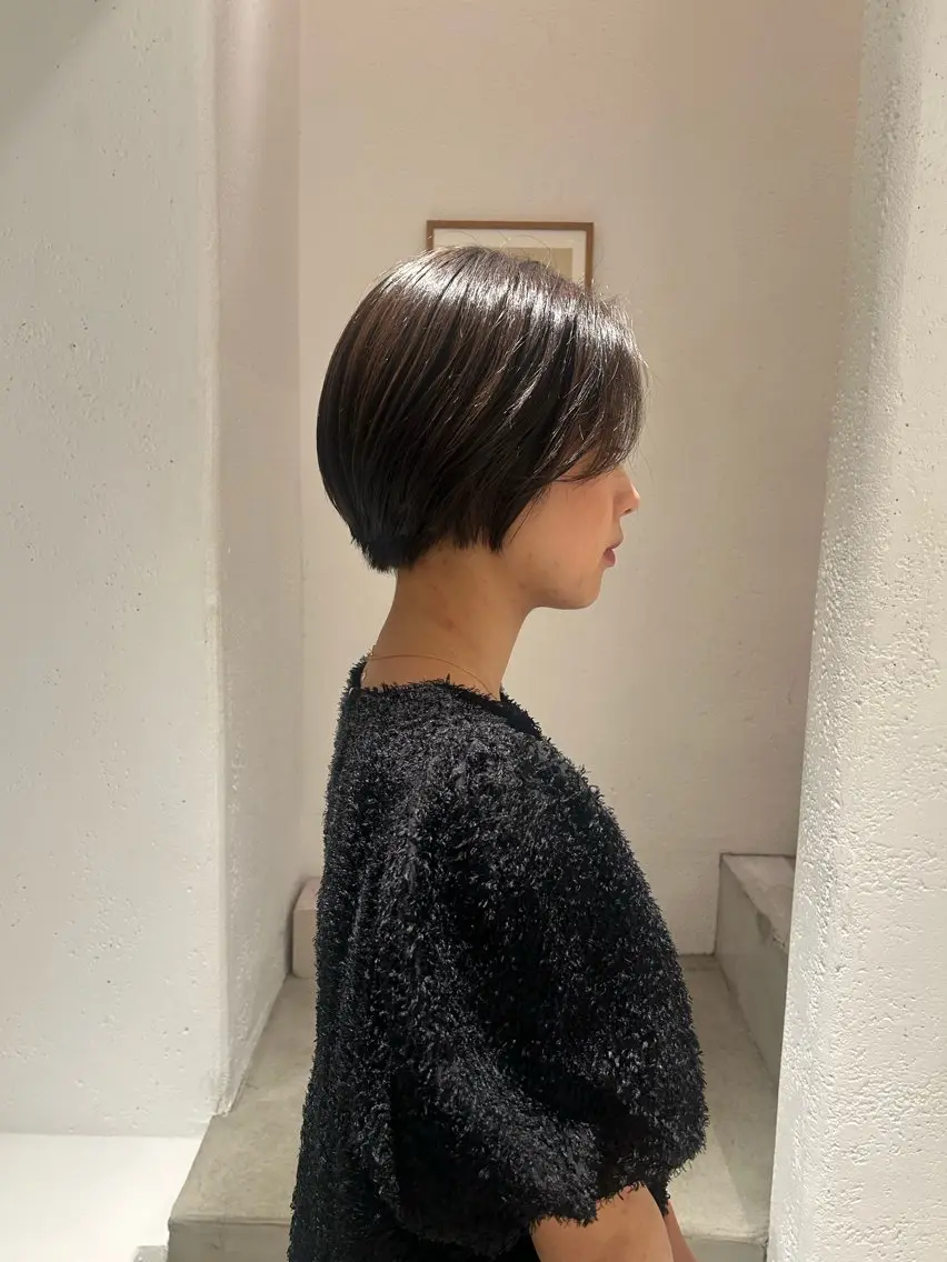 ショート ショートボブ ボブ ショートヘア iwami rena /Nary河原町のヘアスタイル