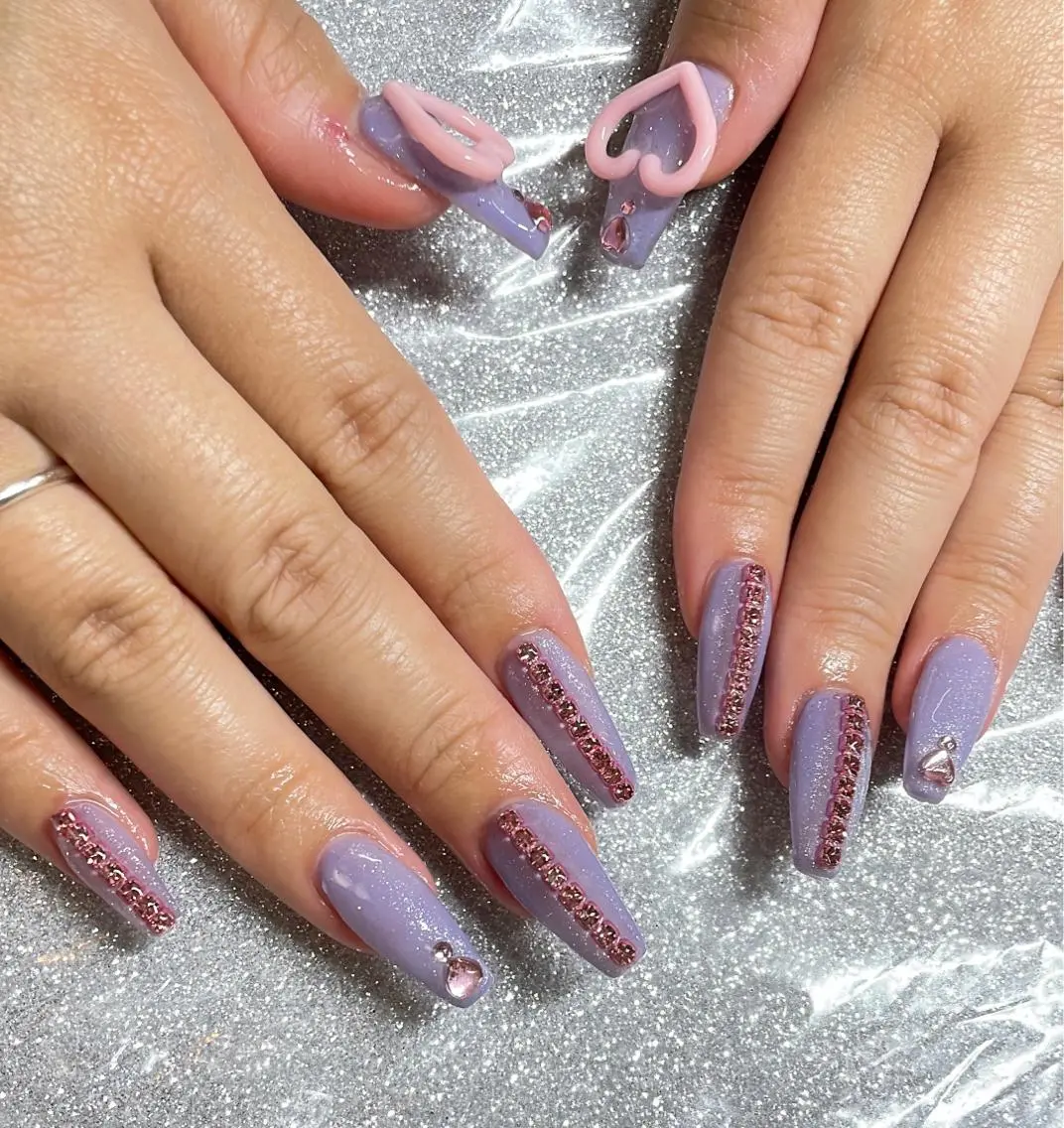 ネイル ハンドネイル VIERU 🌈🎀💖のネイルデザイン