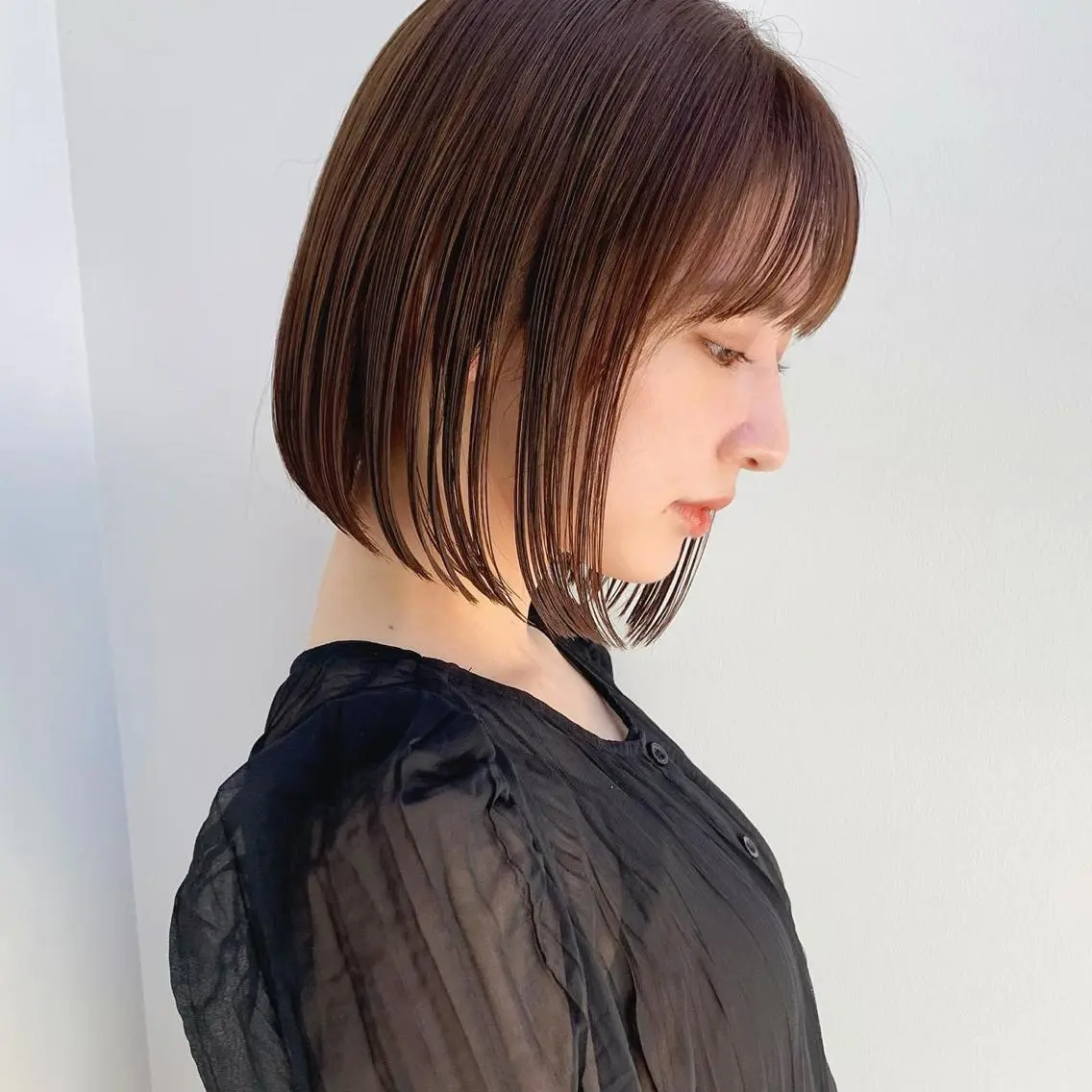 ショート カラー 🌱小顔ヘア/ボブ ミディアム/双葉🌱のヘアスタイル