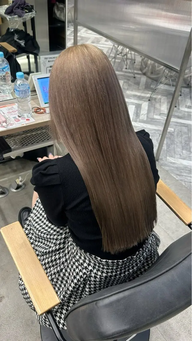 ロング ヘアカラー ハイトーン/カラー/ ゆい🌟のヘアスタイル