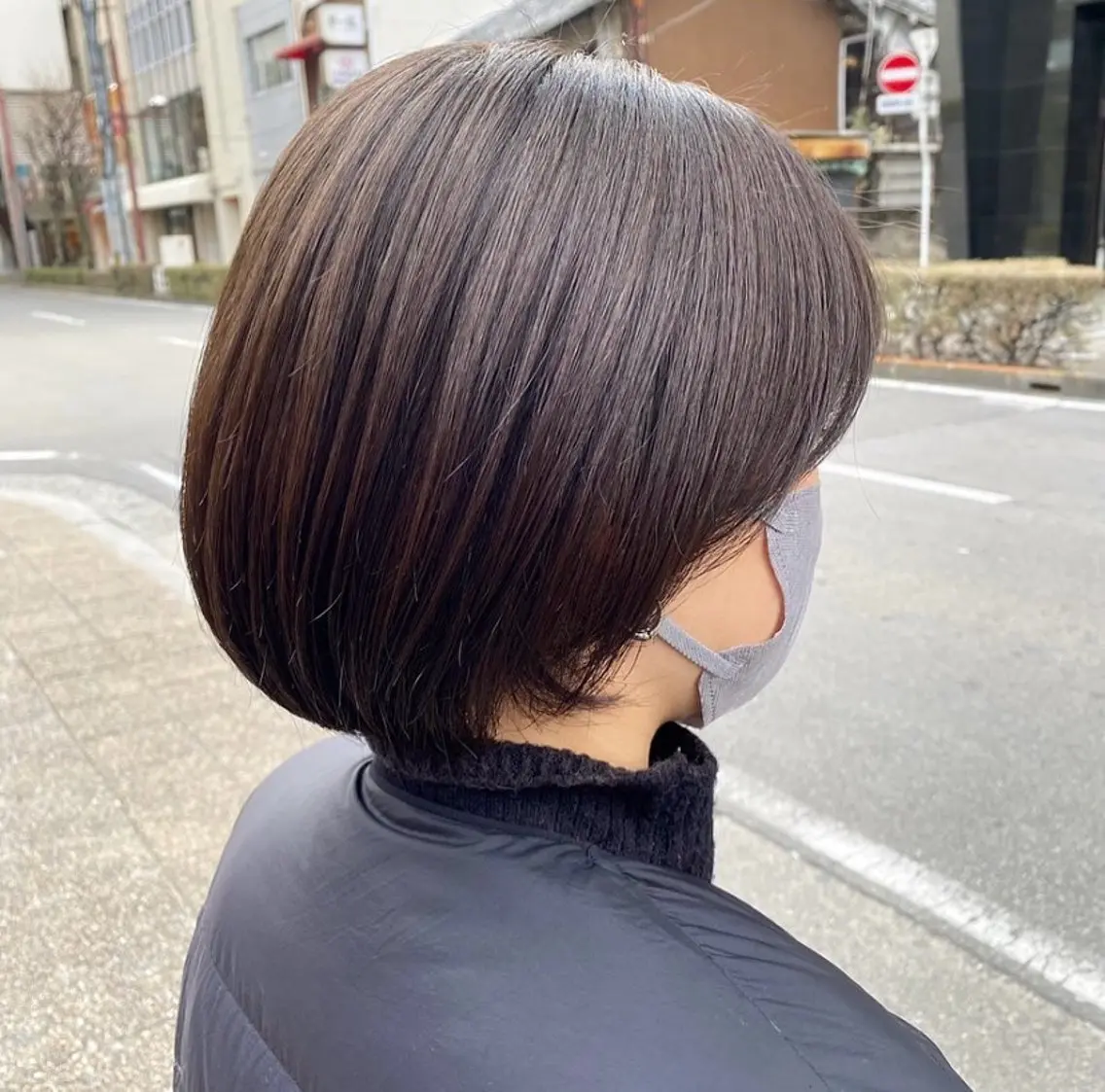 ショート カラー 透明感カラー オレンジ ヘアカラー miyu .のヘアスタイル