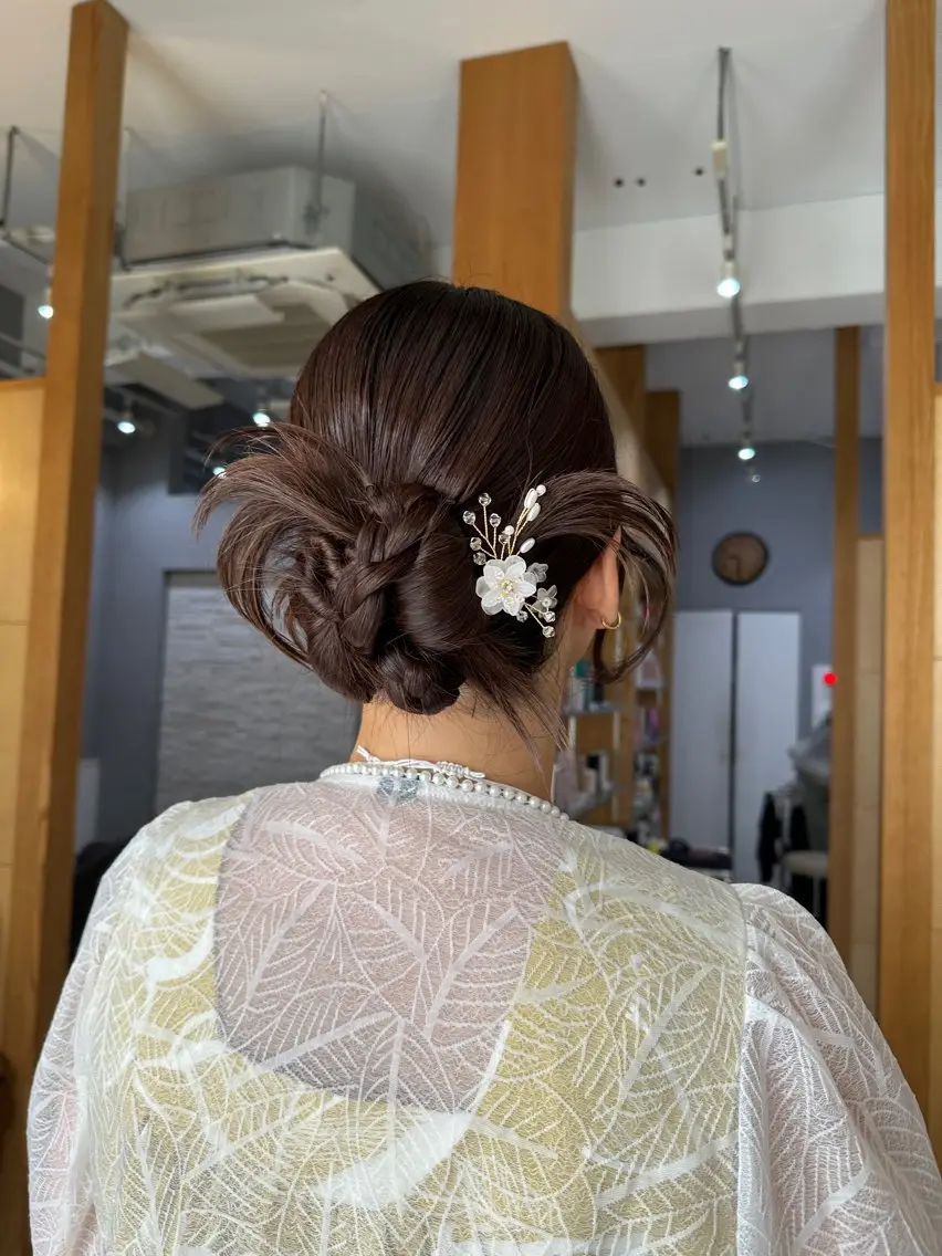 ミディアム ヘアセット miloc MOMOKAのヘアスタイル
