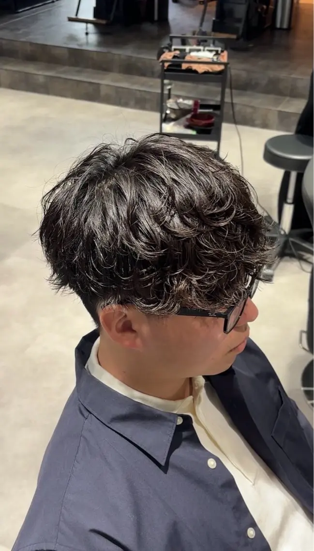 パーマ メンズ カット パーマ メンズパーマ RENのヘアスタイル