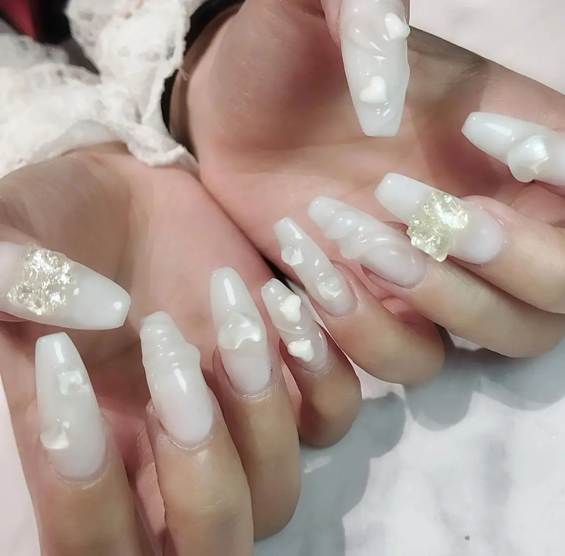 ネイル ハンドネイル あ きのネイルデザイン