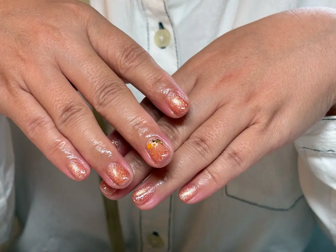 ネイル ラメ(グリッター) ハンドネイル Maapis Nailのネイルデザイン