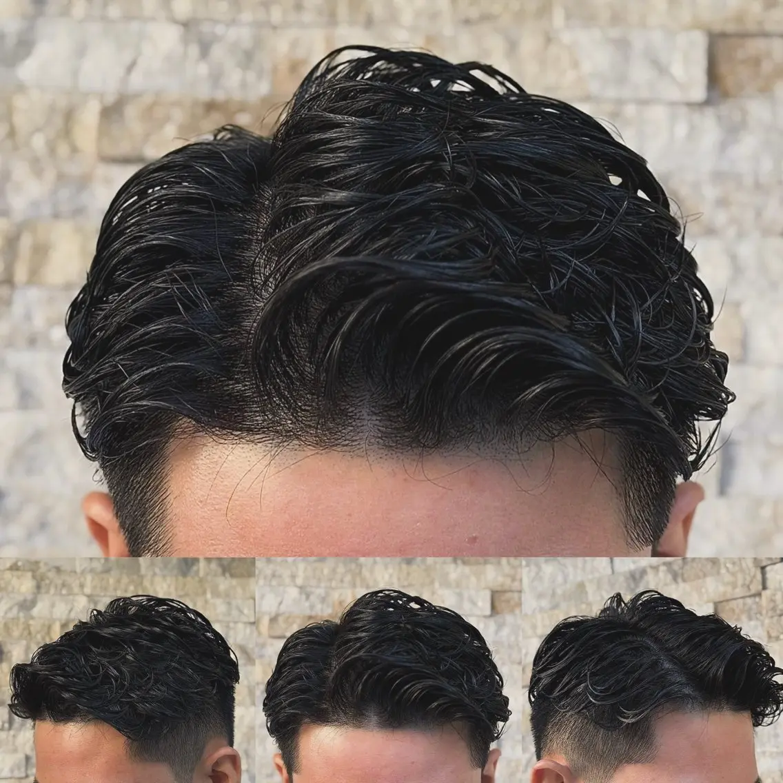 ショート カット パーマ 北川 竜也のヘアスタイル