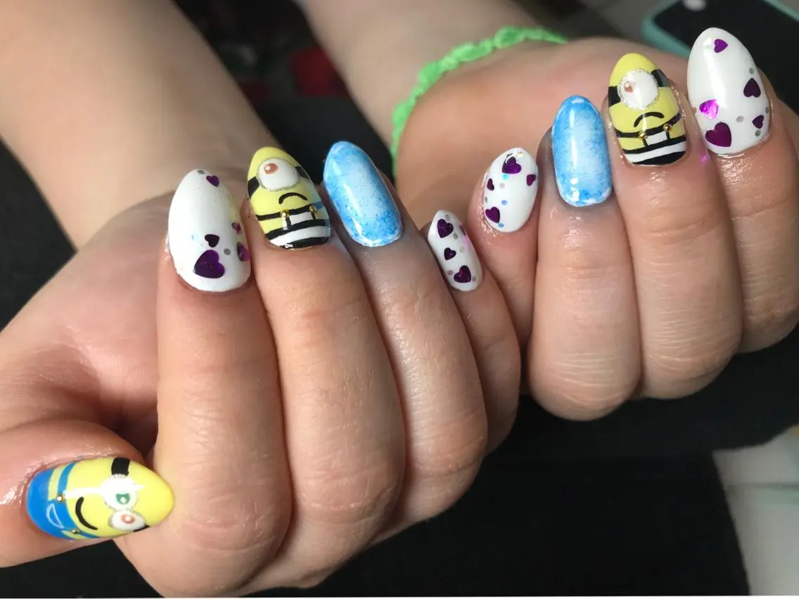 ネイル ハンドネイル Mana‪ ‪·͜· ❤︎‬のネイルデザイン