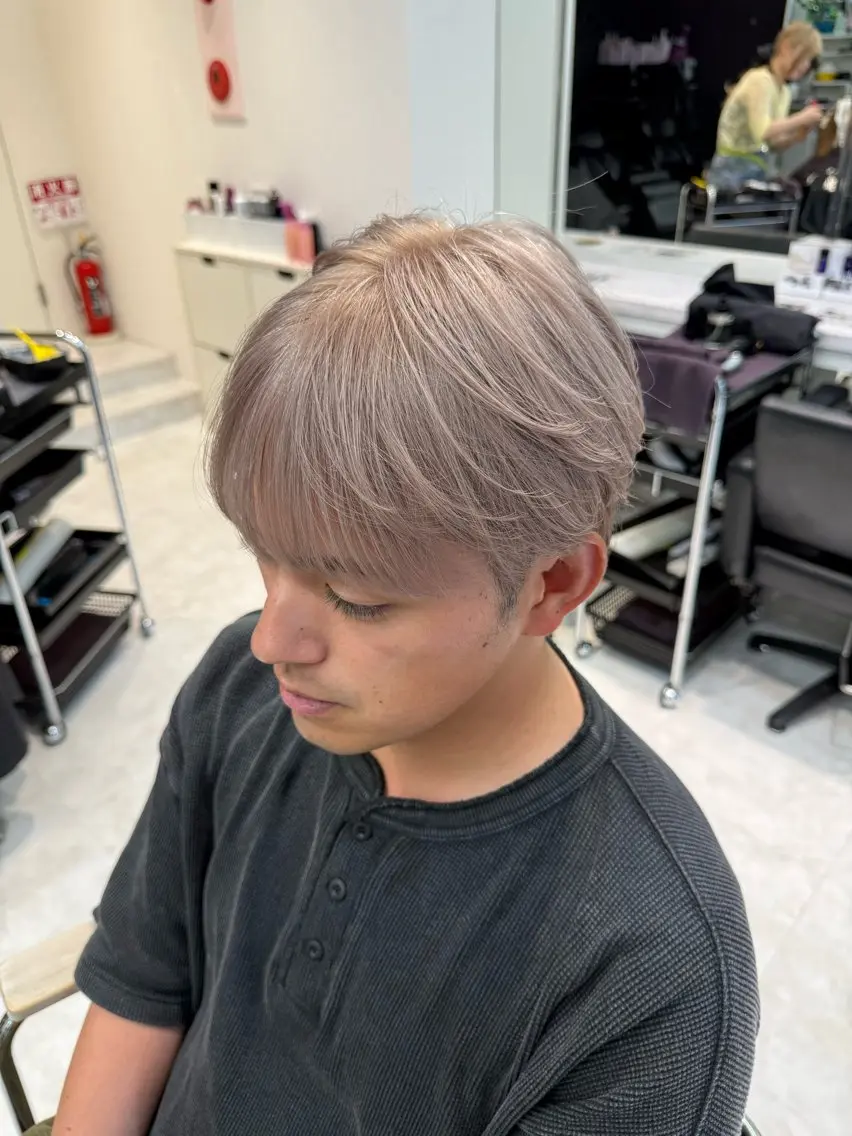 カラー メンズ カット ヘアカラー ヘアセット 【バレイヤージュ】 🔥メンズRYUTAのヘアスタイル
