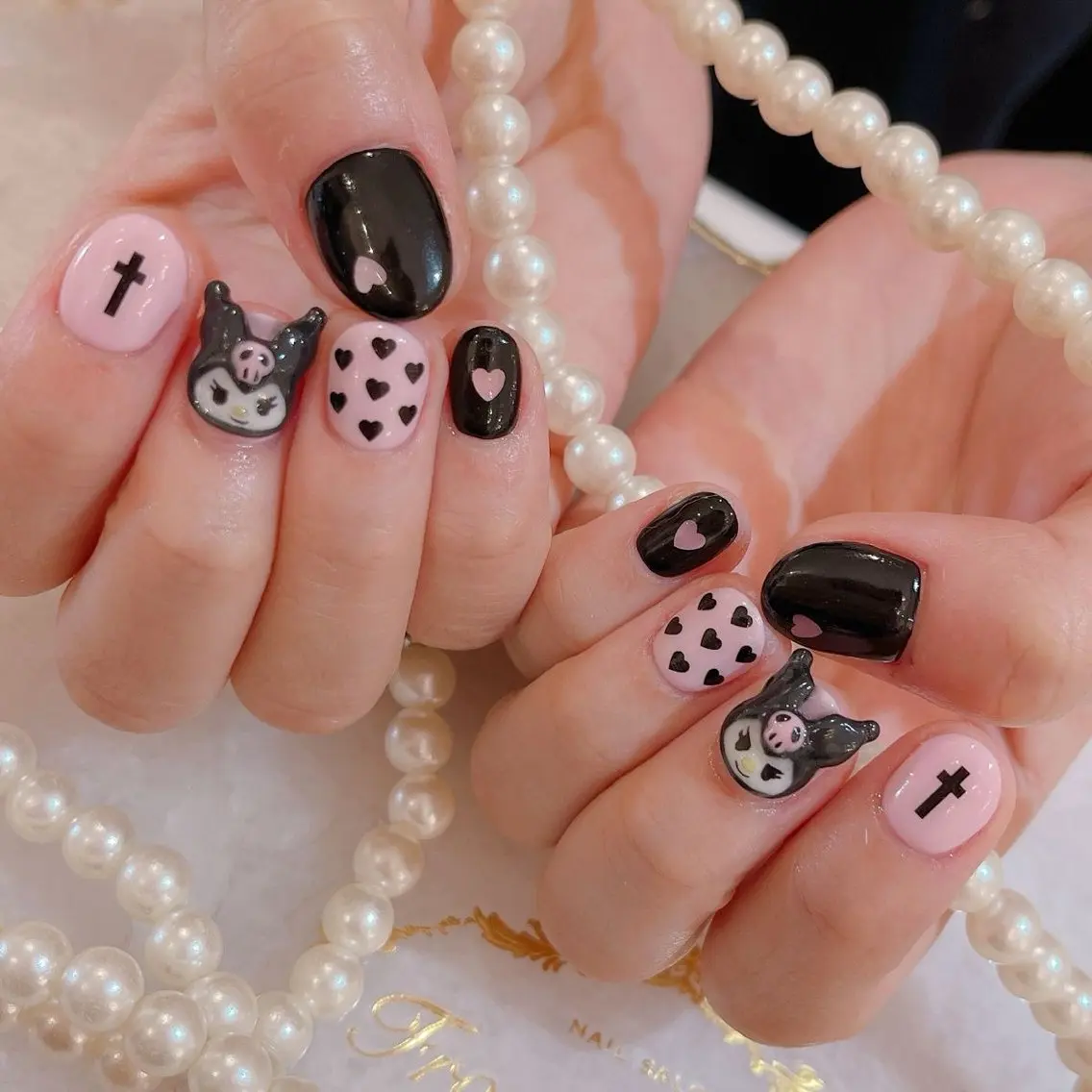 ネイル 長さ出し フレンチネイル グラデーション 卒業式 マグネットネイル MIHANA NAILのネイルデザイン