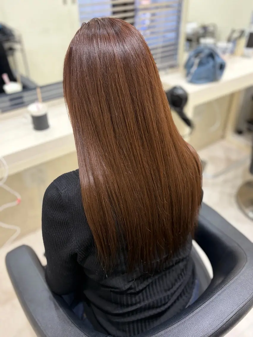 カラー ヘアカラー トリートメント 暖色ガーリーヘア🎀 MEARI🩰のヘアスタイル
