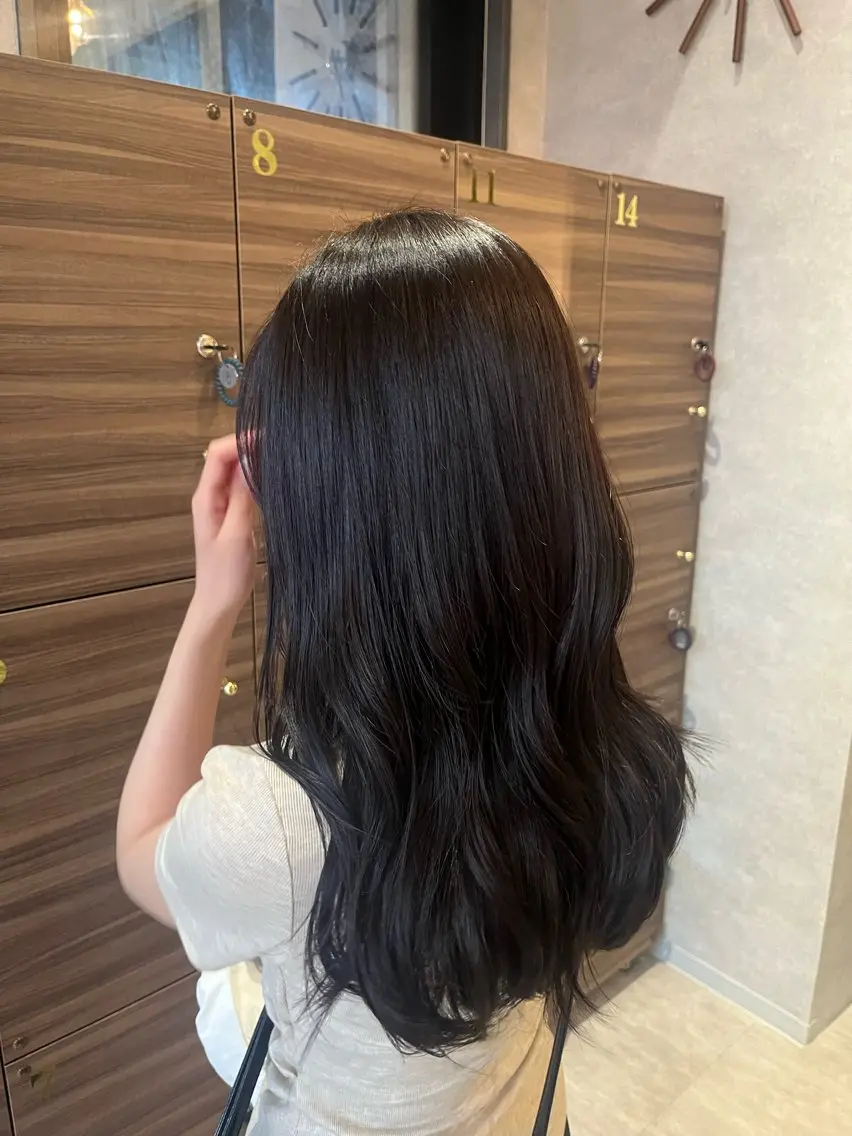 ロング カラー ヘアアレンジ ヘアカラー こと 🐰平塚店のヘアスタイル