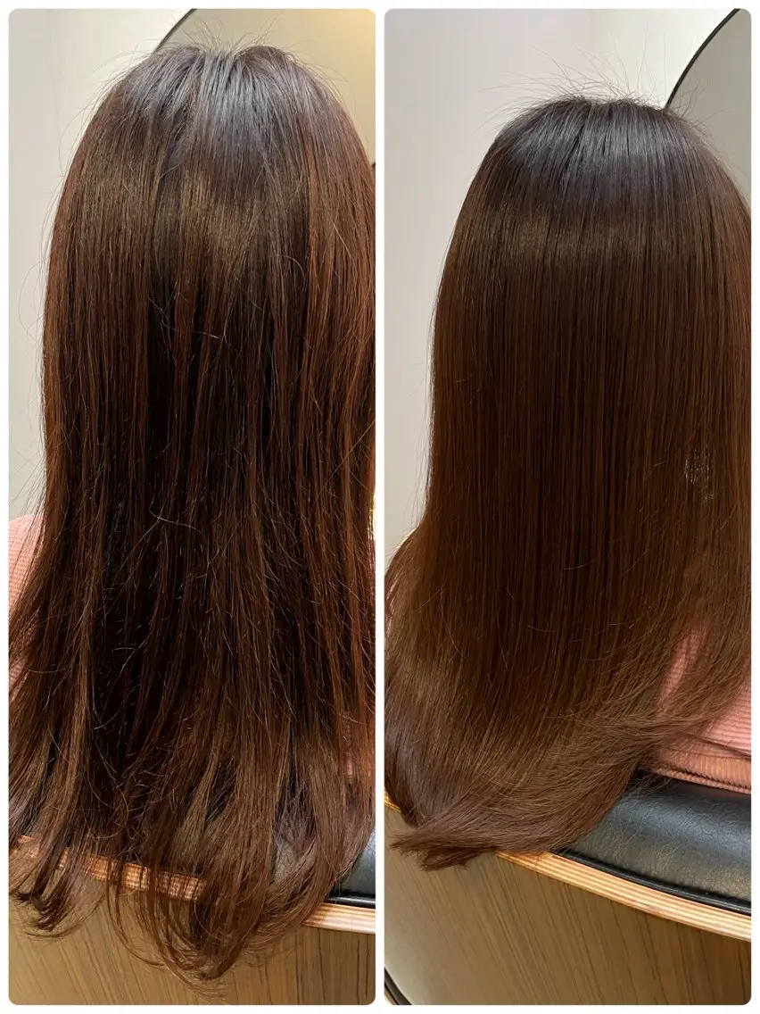 セミロング 髪質改善 トリートメント カット Sa toshiのヘアスタイル