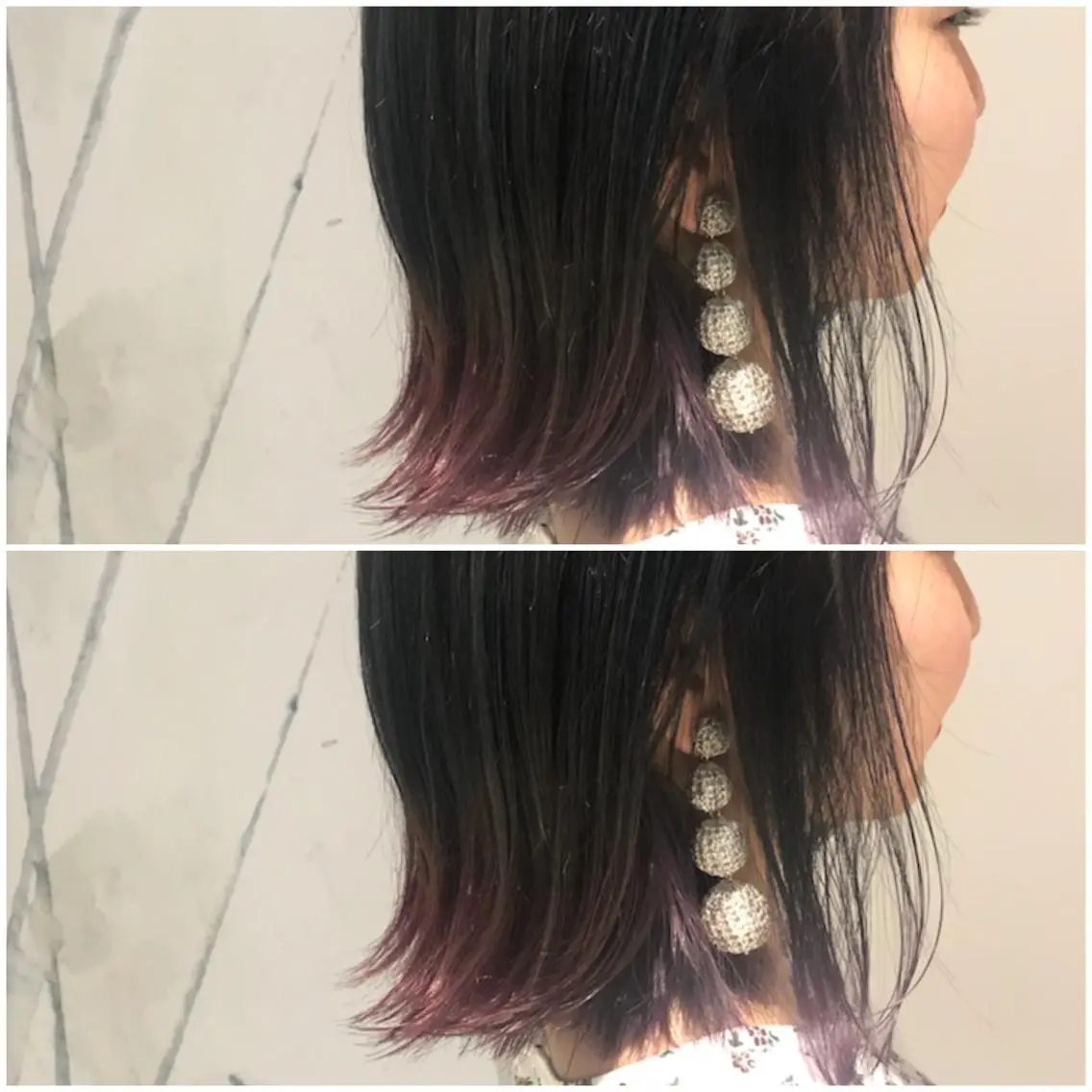 ミディアム カラー ヘアアレンジ オリーブ透明感カラー 表参道/MIKUのヘアスタイル