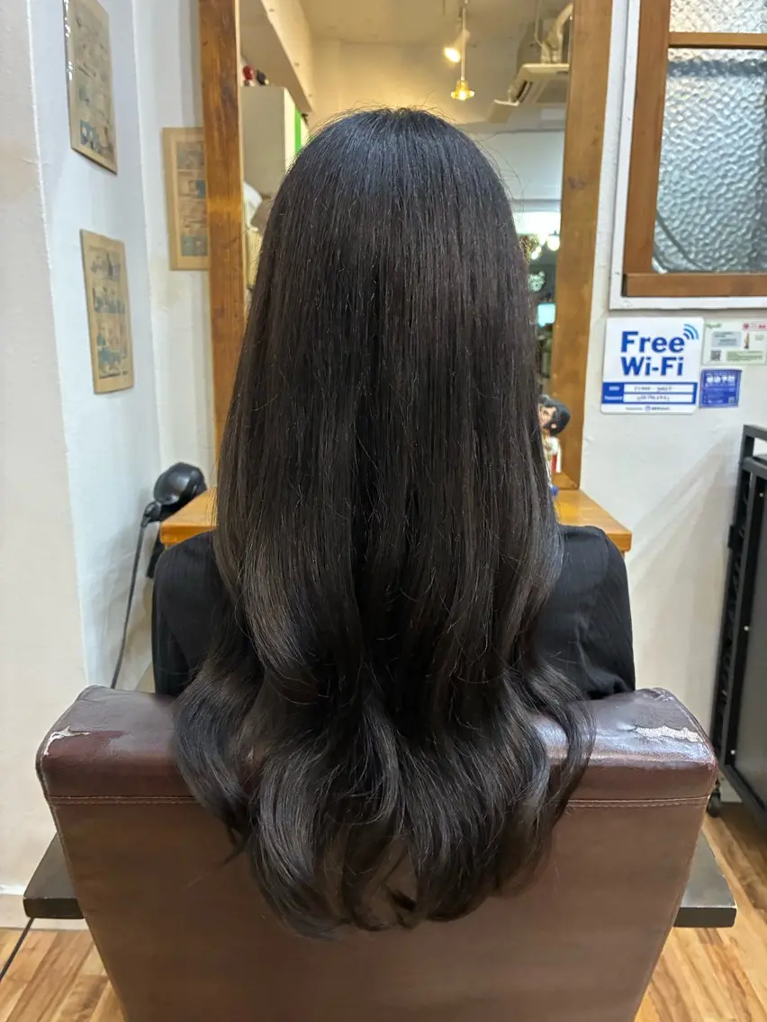 ロング カレン/カットモデル 0円【ロング限定】のヘアスタイル
