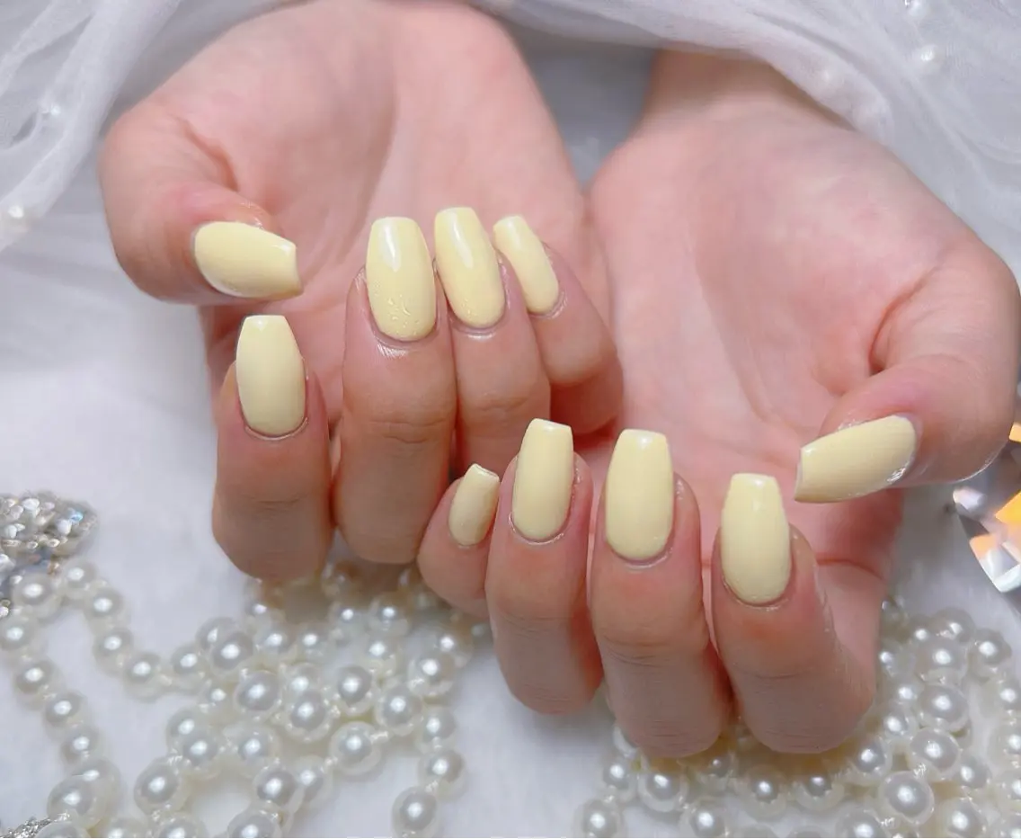 ネイル アートネイル オーロラネイル チークネイル 長さ出し フットネイル Miya _nailのネイルデザイン