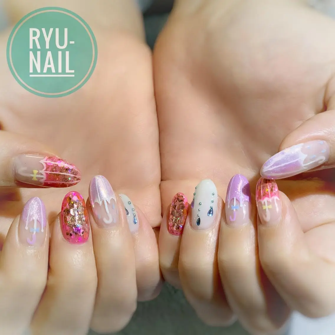 ネイル ハンドネイル Ryu-nail 對馬　琴美のネイルデザイン