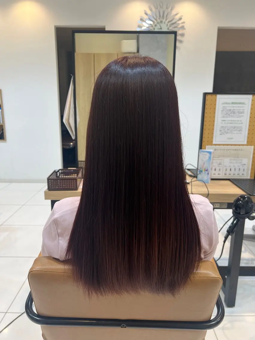 ロング カラー 石川 蓮汰朗のヘアスタイル