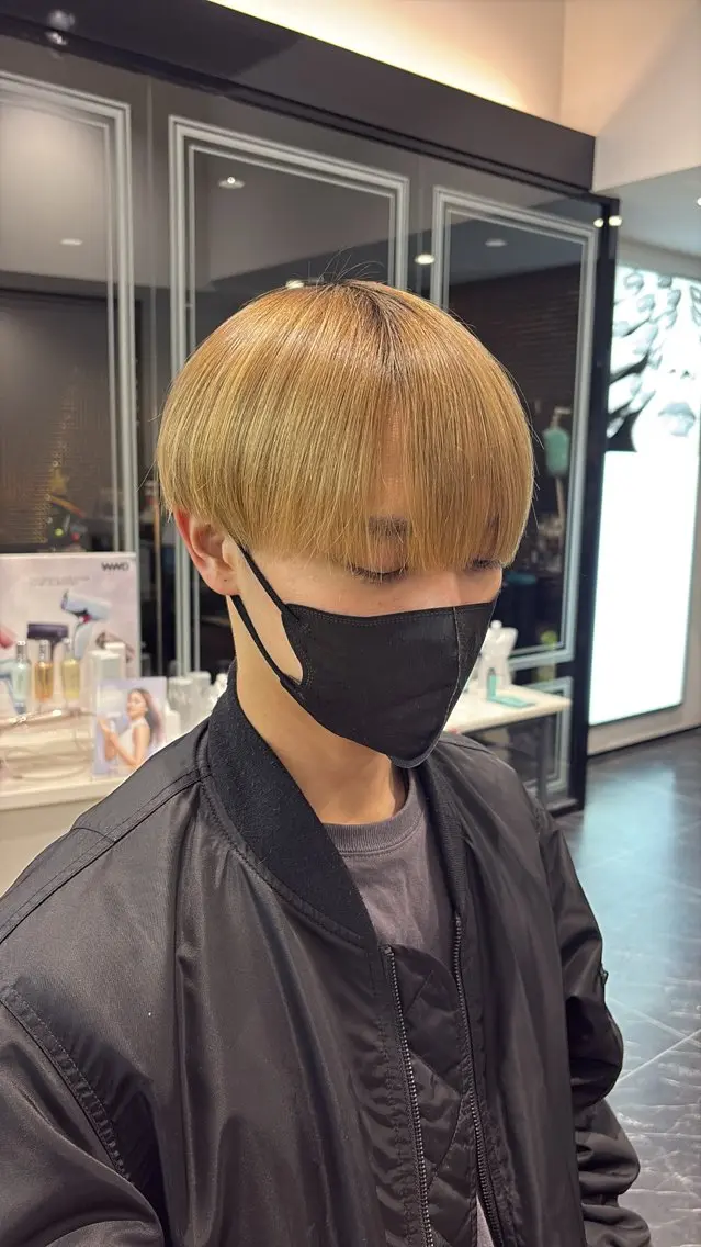 メンズ マッシュ 刈り上げ 石崎 瀬那のヘアスタイル
