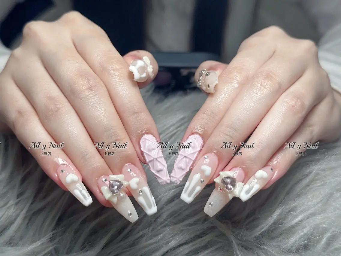 ネイル アートネイル ジェルネイル マグネットネイル ニュアンスネイル シンプルネイル ハンドネイル AiLy Nail 上野店のネイルデザイン