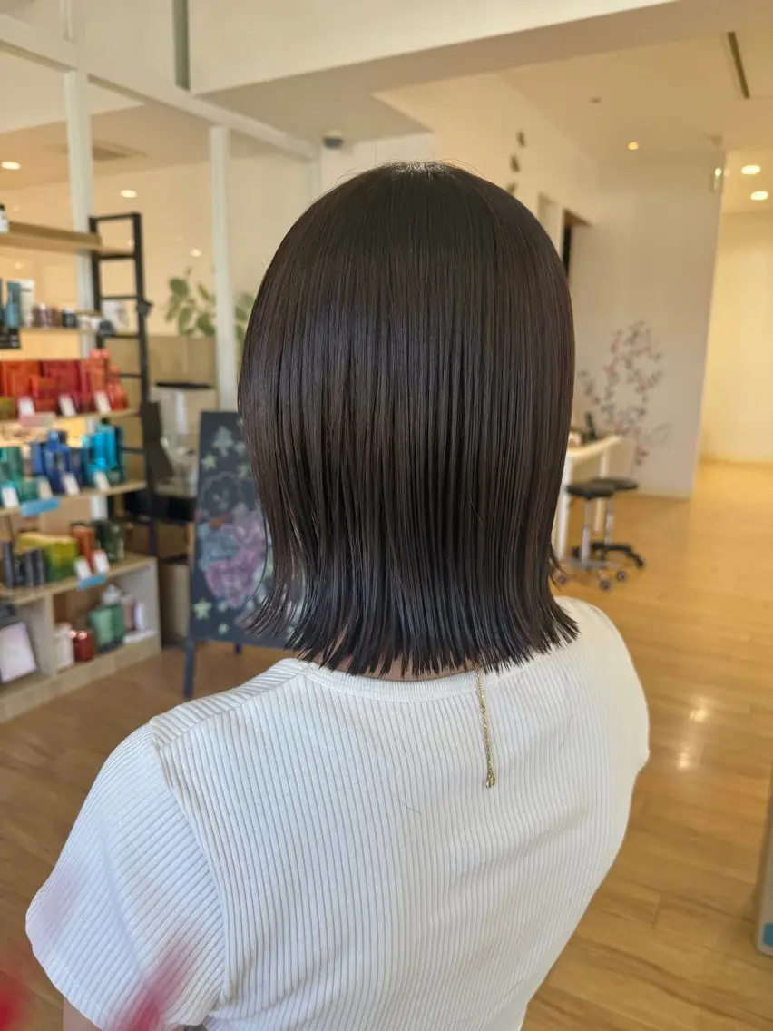 ショート カット ヘアカラー 鹿児島 聖来のヘアスタイル