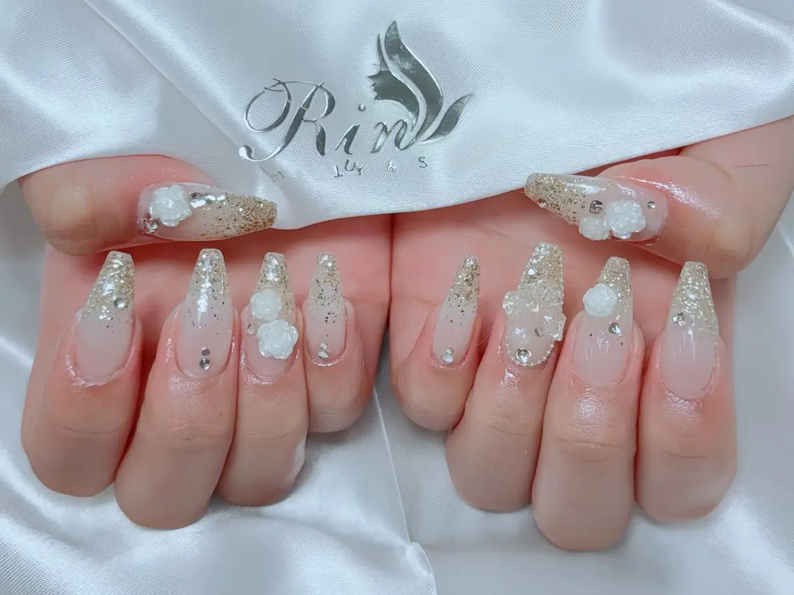メンズ ネイル べっ甲ネイル チークネイル フラッシュネイル フラワーネイル フットネイル ハンドネイル Rin Nail Shinokuboのネイルデザイン