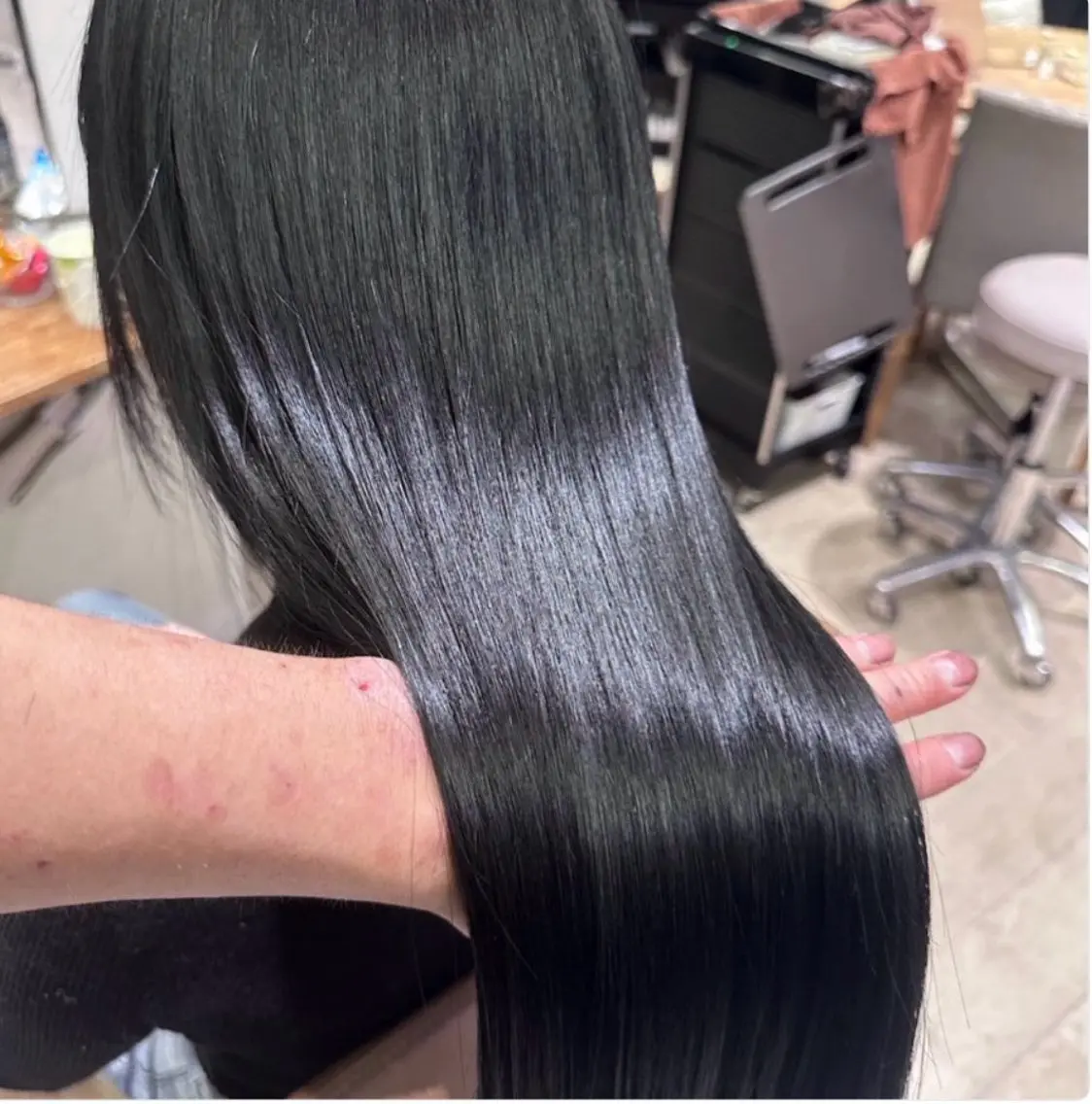 ロング 縮毛矯正 ストレート特化小野 凛太郎のヘアスタイル