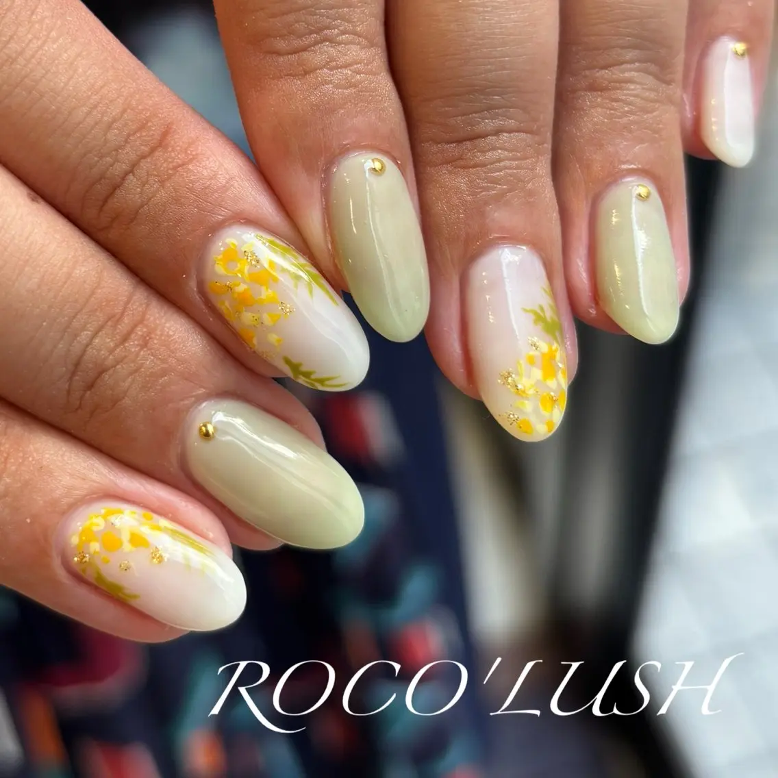 ネイル フラワーネイル 🌸ロコラッシュ 恵比寿🌸のネイルデザイン