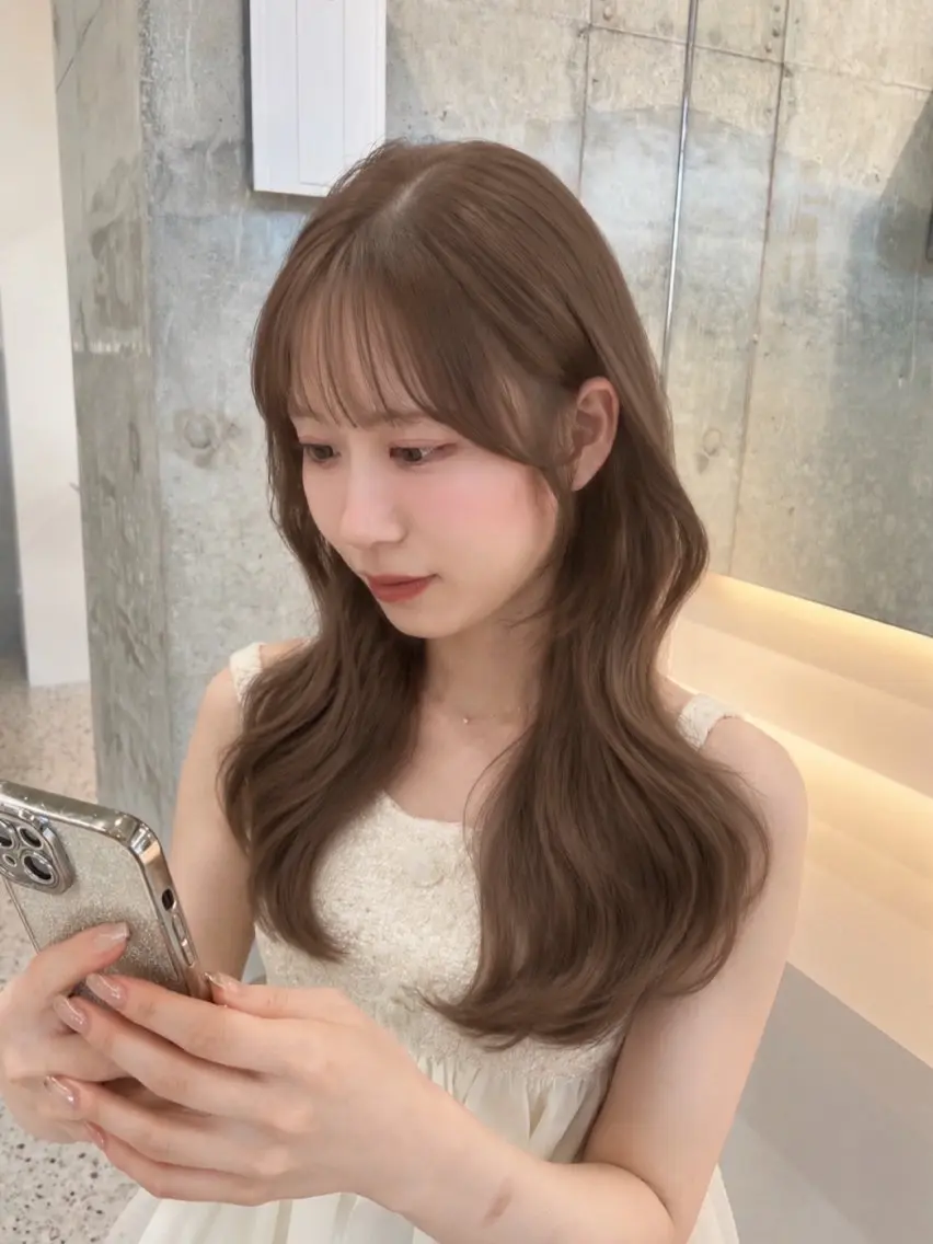 ロング カット ヘアカラー トリートメント 🤎透明感カラー/ suguru🤍のヘアスタイル