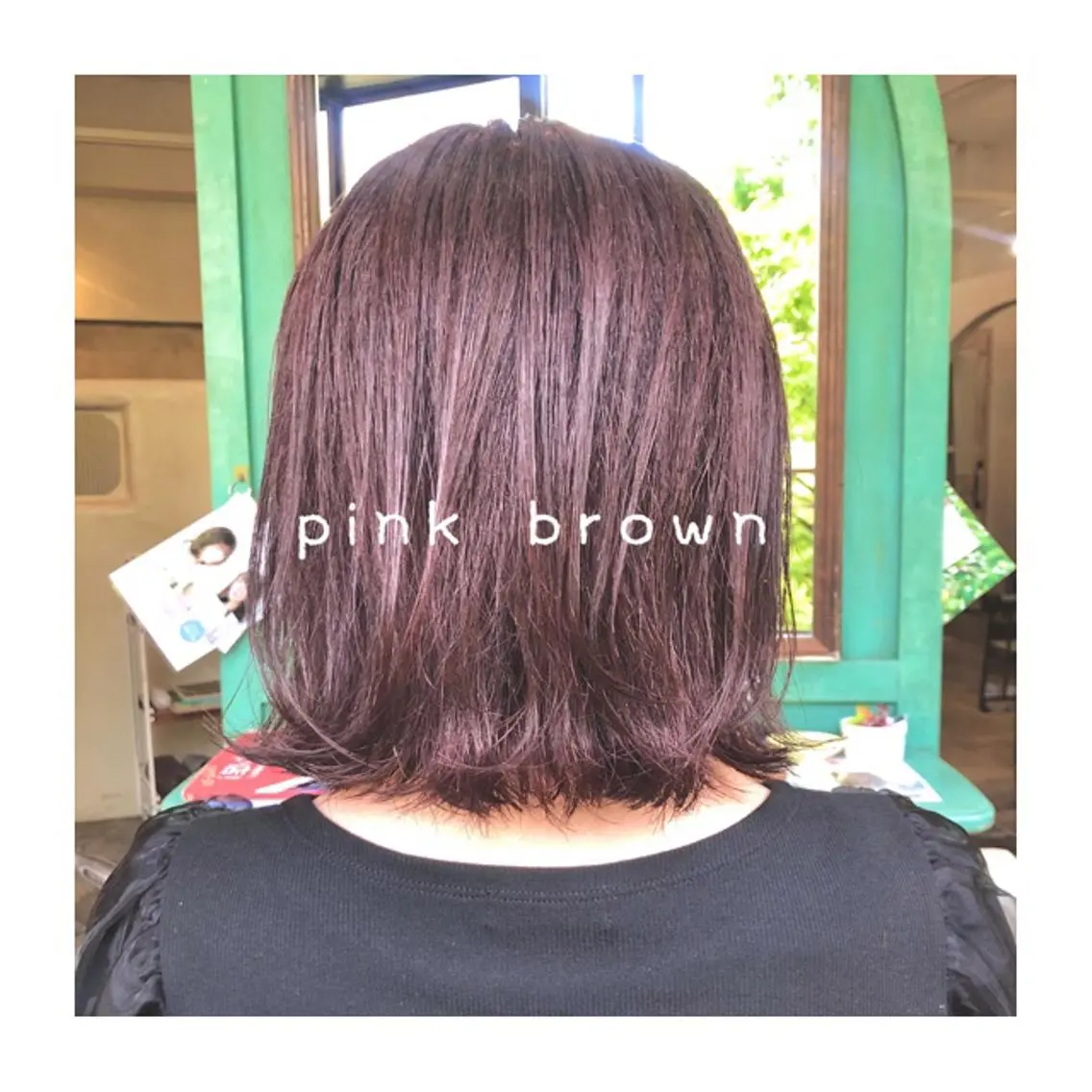 ショート カラー パーマ ヘアアレンジ ゆさこのか ダブルカラー／縮毛のヘアスタイル