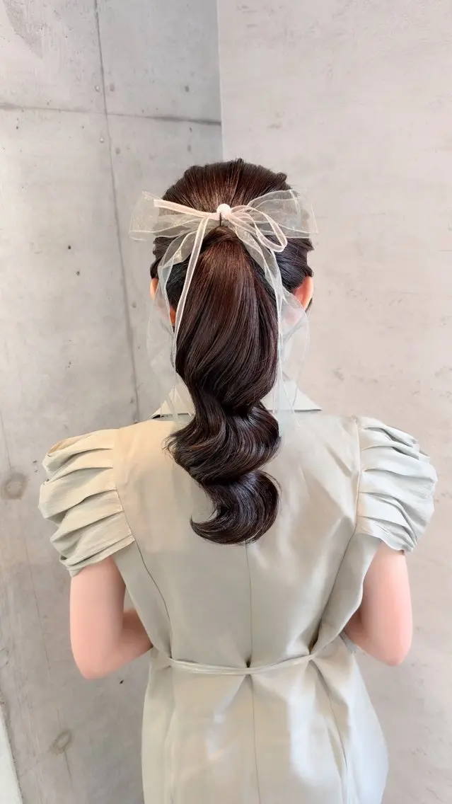 ヘアアレンジ はやしほのか| マンツーマン美容師のヘアスタイル
