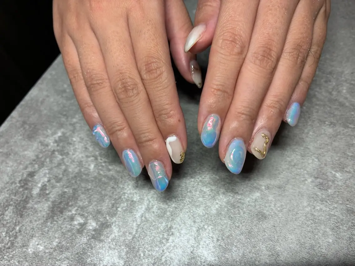 ネイル ニュアンスネイル ハンドネイル レナークプルミエ 太田のネイルデザイン