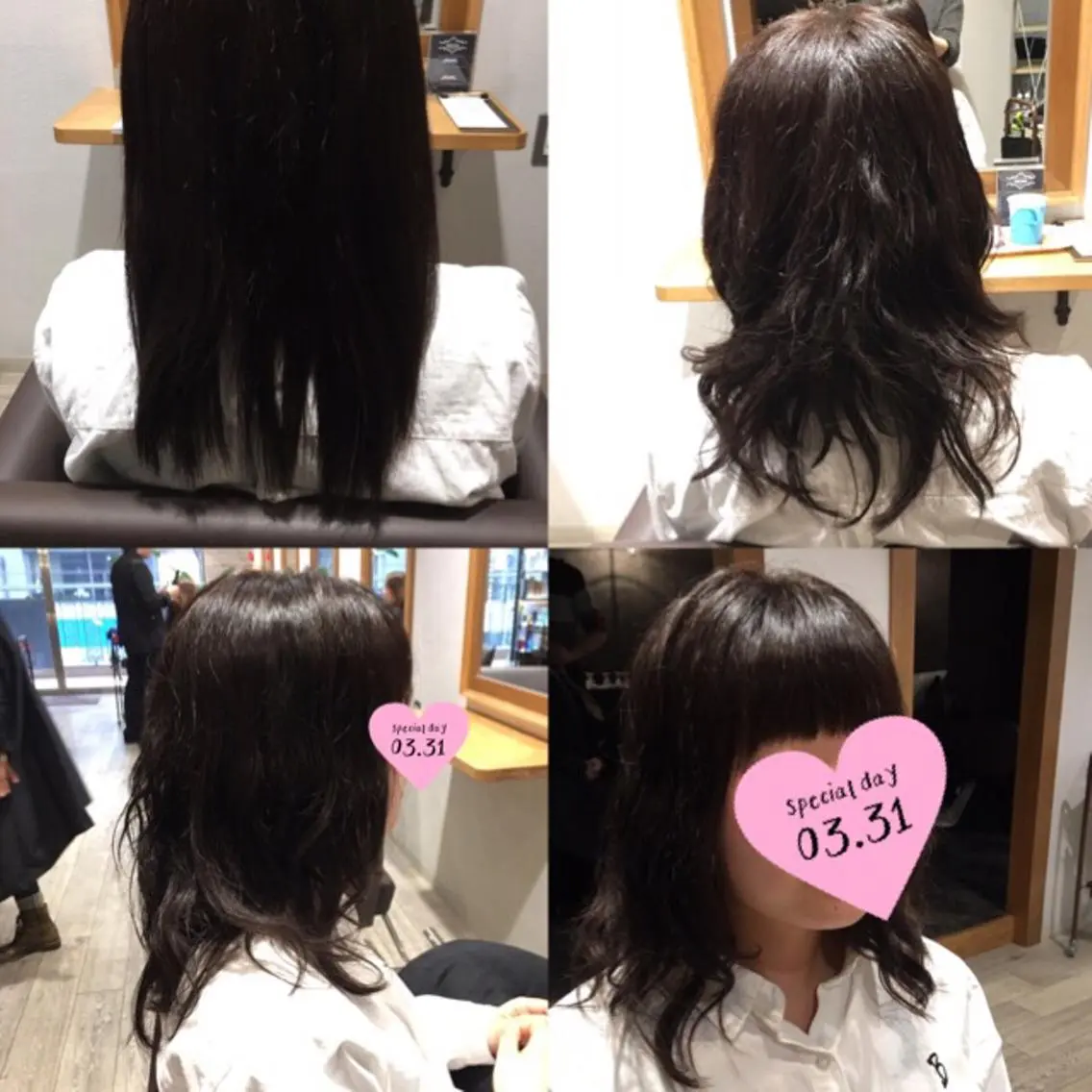セミロング セミロングパーマ レイヤーカット TELA HAIR 幕張本郷店 千尋のヘアスタイル