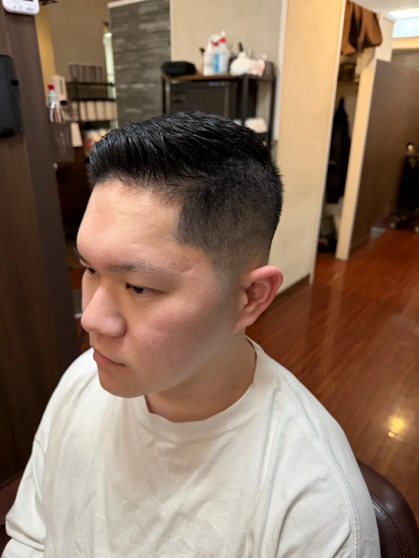 ショート メンズ カット ヘアセット 糸山 仁のヘアスタイル