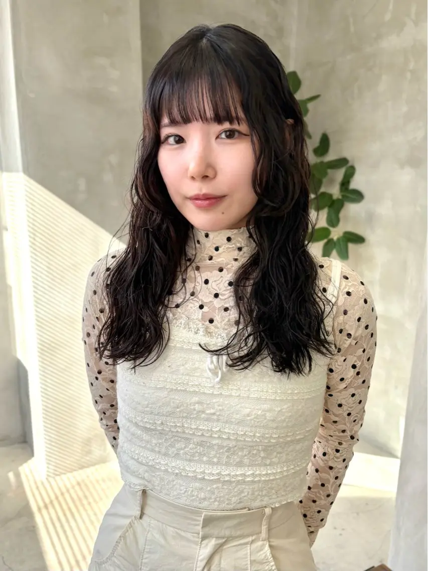 ロング カラー パーマ ロング tetohair 森田浩平のヘアスタイル