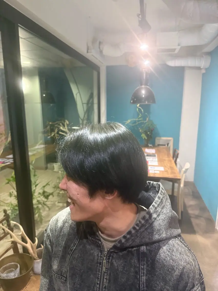 カラー ヘアカラー 北條 太基のヘアスタイル