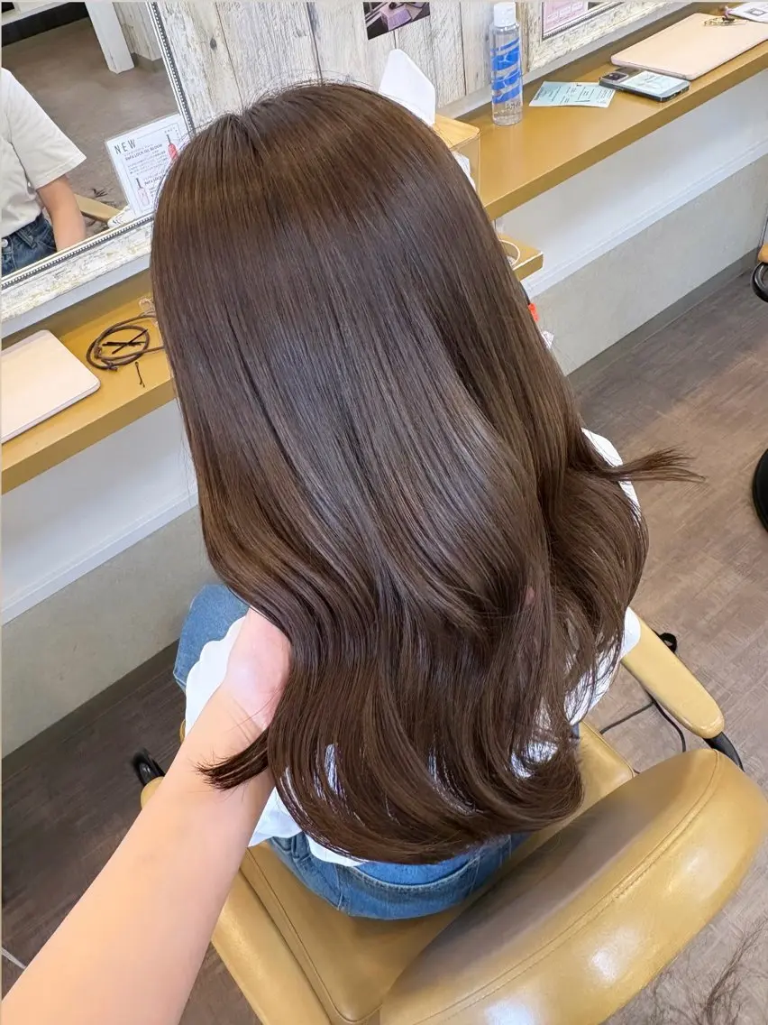 【土日限定】  【新規限定】カット＋カラー＋超音波アイロントリートメントの写真