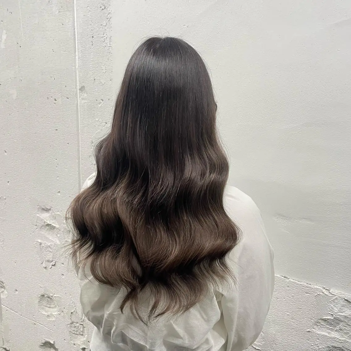 ロング カラー シールエクステ バレイヤージュ ミストバング ダブルカラー  フェイスフレーミング ヘアカラー エクステ 🧡艶髪/エクステ 🫧🧡YUKI❄️のヘアスタイル