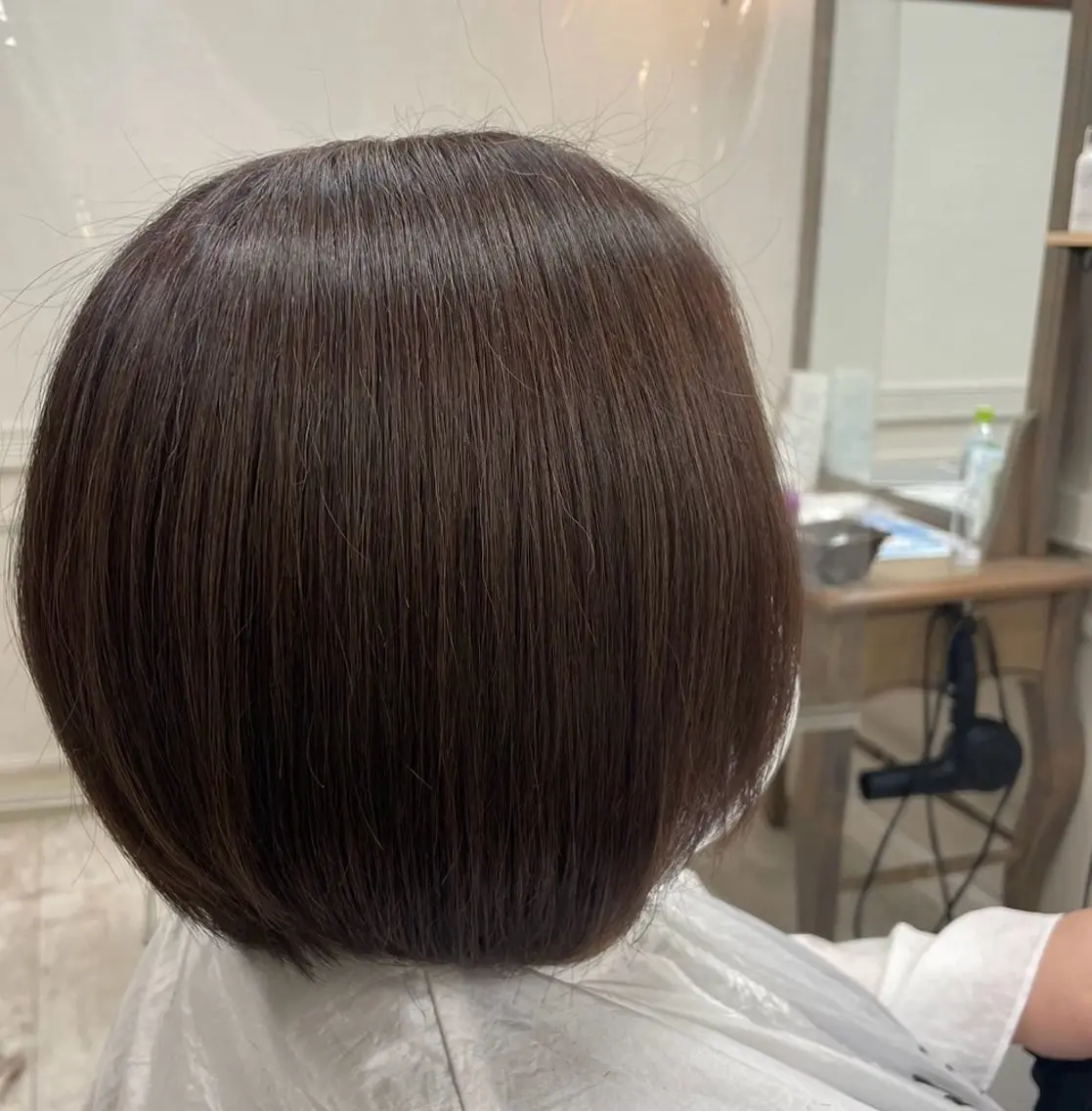 セミロング 髪質改善 トリートメント カット トリートメント 山下 亮介のヘアスタイル