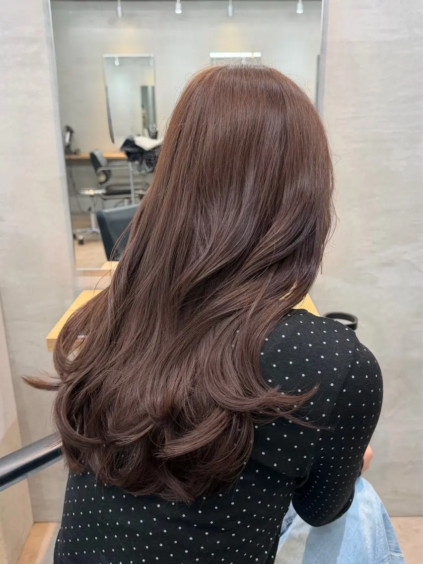 ロング カラー ヘアカラー トリートメント いとう まいこのヘアスタイル