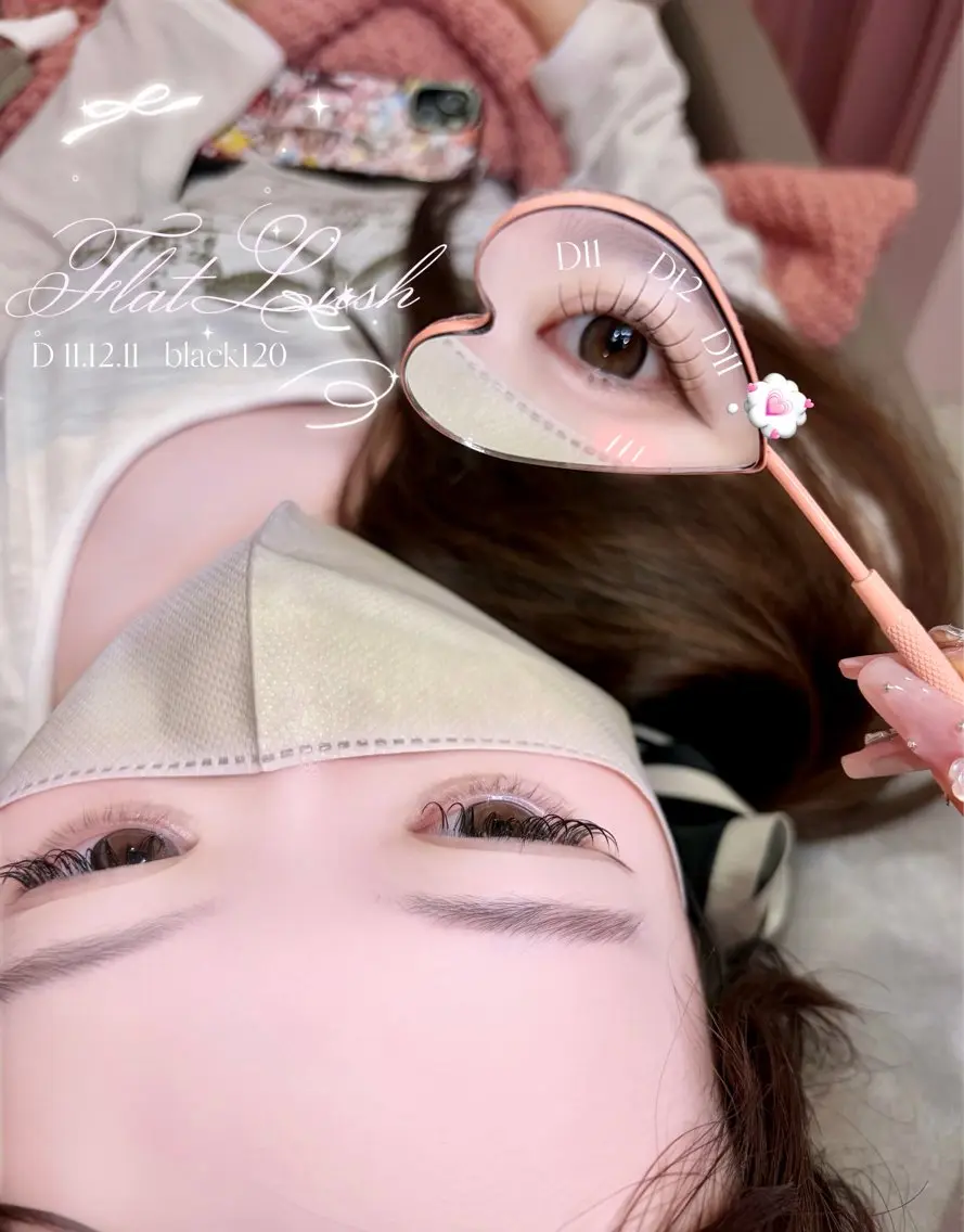 🎀フラットラッシュ120本🎀モデル料金✨の写真