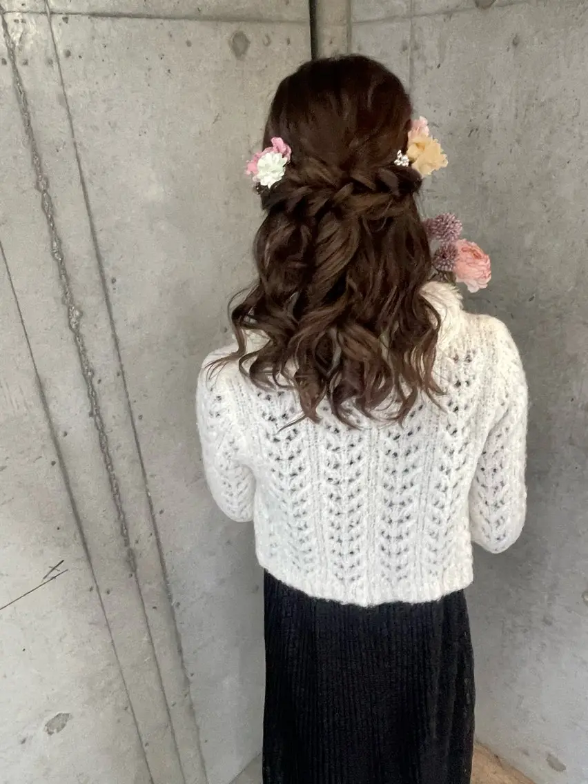 ヘアアレンジ ヘアセット 美髪× ヘアセット✨Araiのヘアスタイル
